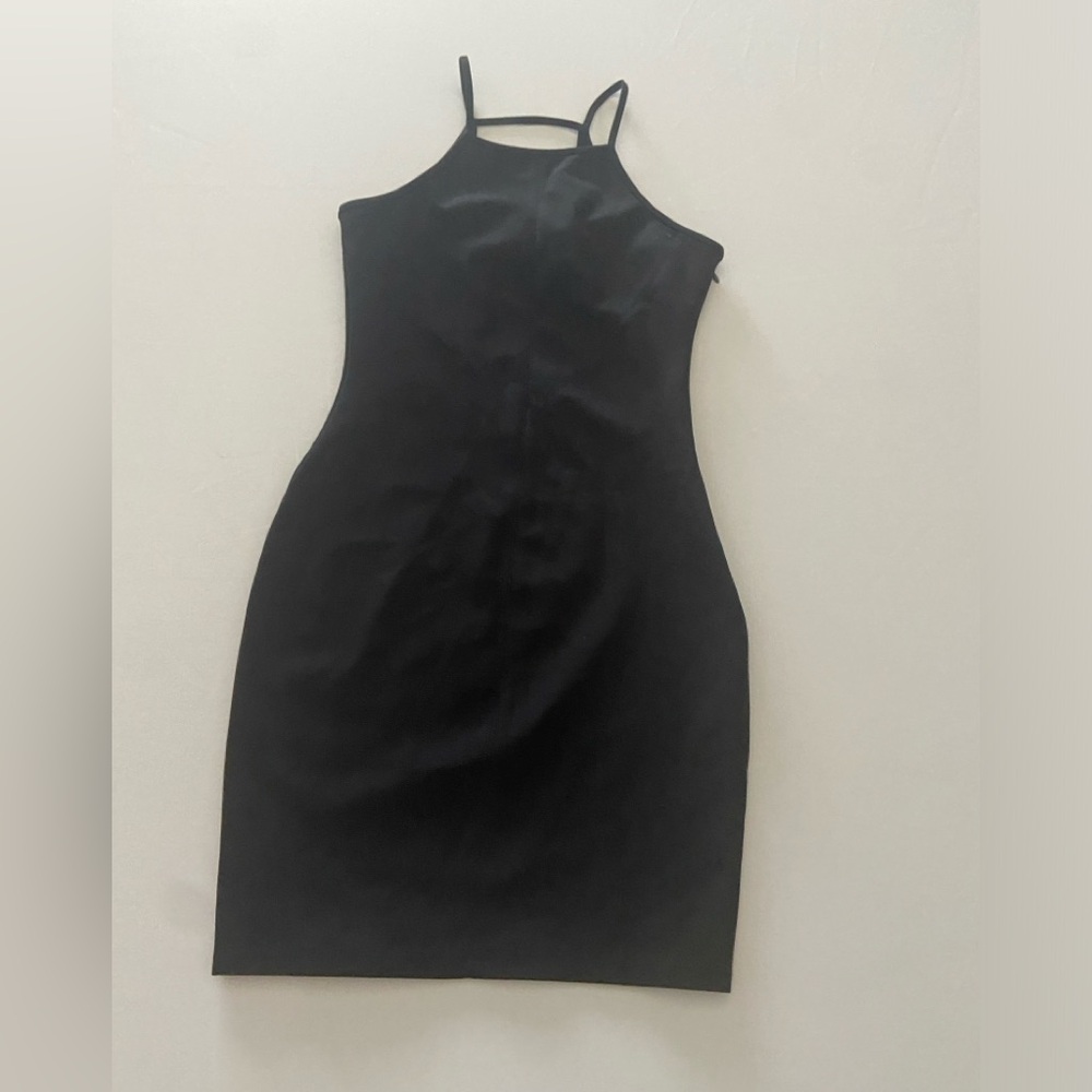 NWOT ALI & JAY Black mini bodycon dress